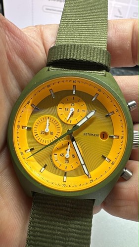 New mens 44mm solar detomaso - new,