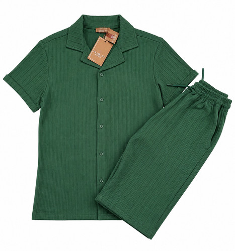 Club men green - green, ribbed