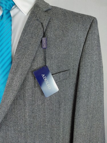 Adolfo mens 48l - 48l, tweed