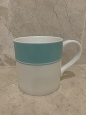 Fortnum & Mason Mug Bone China Eau De Nil Blue Stripe Coffee Tea Cup Brand New