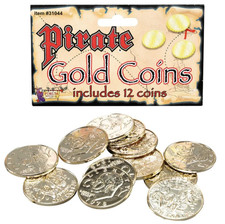 Pirate treasure coins - pirate,