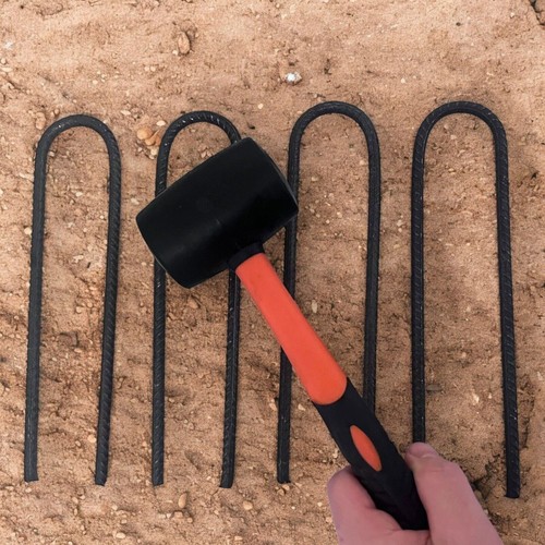 10x shaped rebar - rebar, stakes