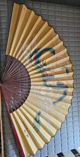 Vintage chinese hand fan - hand,