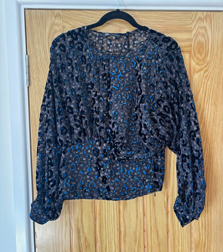 Zara women black - women’s, black/blue