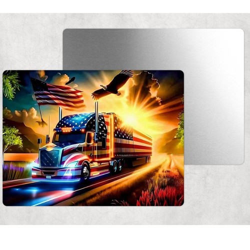 American flag trucker - flag,