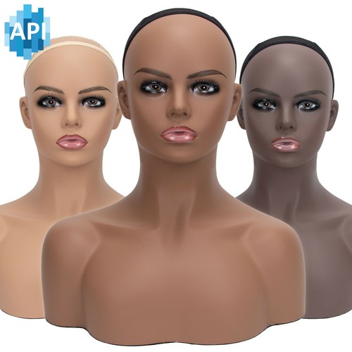 Realistic mannequin wig - 18",