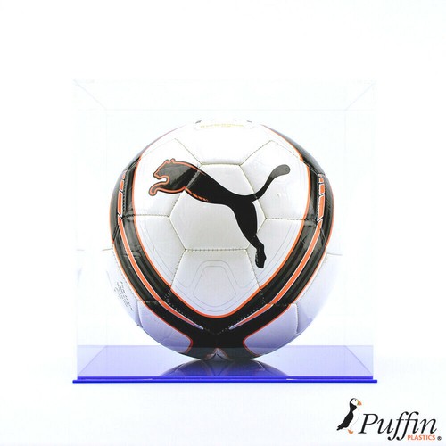 Plastic football display - plastic, case