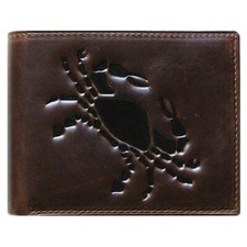 Unique Bi-Fold Brown Genuine