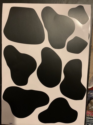 140 large cow print - print, premium