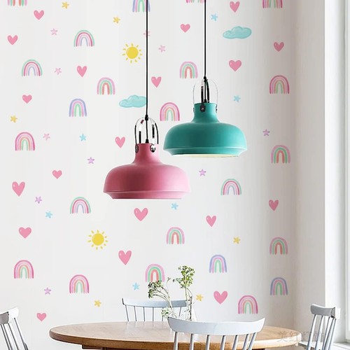 Rainbow wall decor - wall, stickers