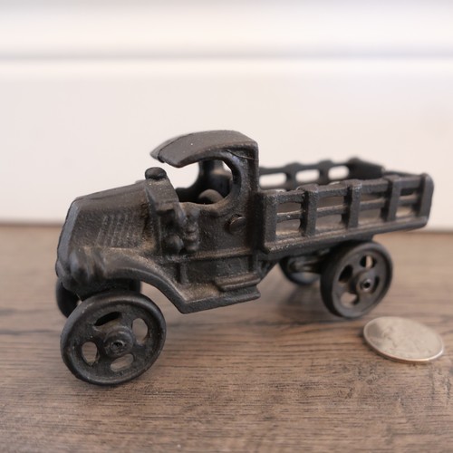 Cast iron mack toy truck - cast, c