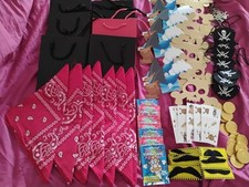 Large Bundle Of Pirate Themed Birthday Party Gift Bags With Sweets, Eye Patches