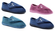 LADIES DR KELLER DIABETIC ORTHOPAEDIC WIDE FIT ADJUSTABLE WOMENS SLIPPERS SIZE