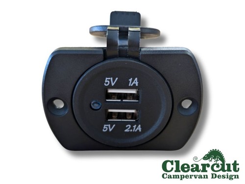 Double usb 12v - usb, socket
