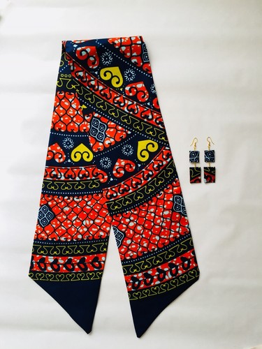 African wax print head - wax,