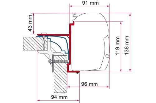 Laika ecovip awning - |,