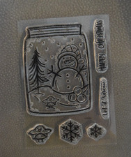 Christmas Stamp Set SNOWMAN IN