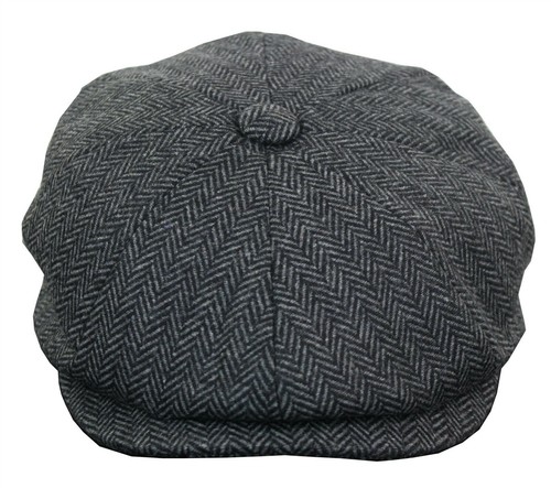Mens peaky blinder charcoal - blinder,