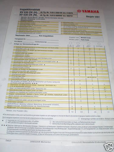 Inspection sheet service - sheet, /
