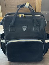 Baby Changing Bag With Fold Out Baby Crib Backpack Multiple Compartments