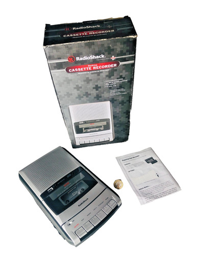 Cassette recorder radio shack - cassette,