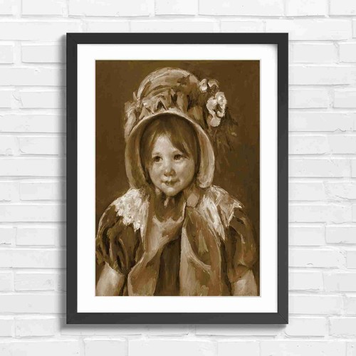 Little girl vintage bonnet - vintage,