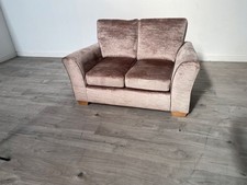 Marks and Spencer M&S Lincoln Blush Pink Textured Velvet 2 Seater Sofa RRP £699