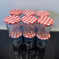 Bonne Maman Empty Jam Jars Used/Washed Jam Making, Christmas Crafts X12