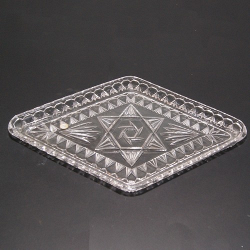 Vintage crystal glass diamond - vintage,
