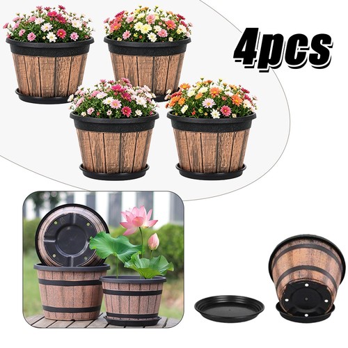 Round distressed plant - 4, x