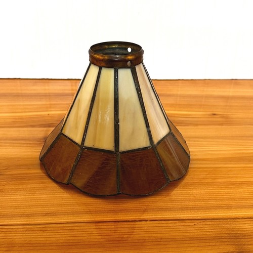 Vintage stained glass lamp - vintage,