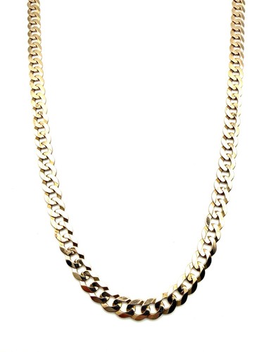 9ct gold curb chain solid - gold,
