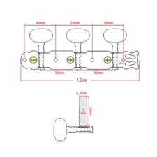 _2pcs Classical Guitar Machine