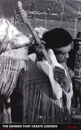 Fender poster jimi - poster, hendrix