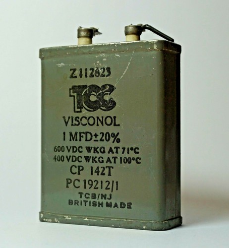 Tcc visconol 1µf 1uf 1mfd - 1uf,