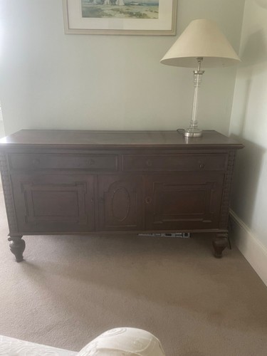 Antique solid dark oak