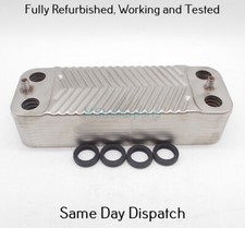 GLOW WORM 24CXI 30CXI 38CXI 16 PLATE HEAT EXCHANGER 2000801831