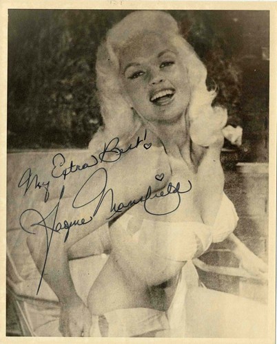 Jayne mansfield signed - jayne,