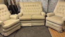 3 Piece Suite, 2 Seat Sofa, 1