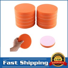 10Pcs Car Polishing Heads Mop Pads 6 inch For Car Polisher Buffer Orange Tool