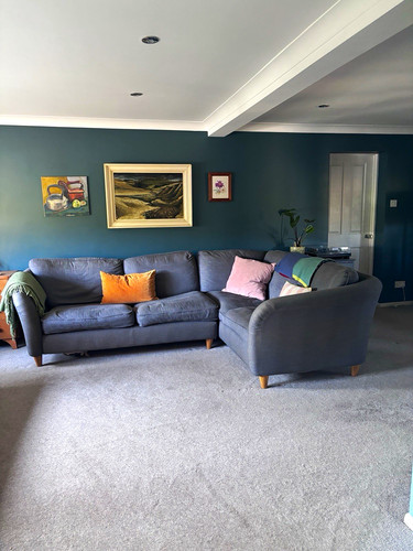 Dfs home beautiful grey fabric - home,