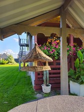 Rustic Handwoven Wicker Bird