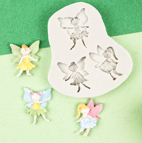 Fairy angels silicone icing - angels,