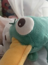 Disney Store Perry The Platypus Plush 9" Phineas And Ferb Stuffed Animal Toy