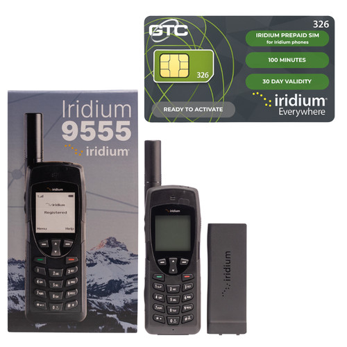 Iridium 9555 satellite phone - phone, +