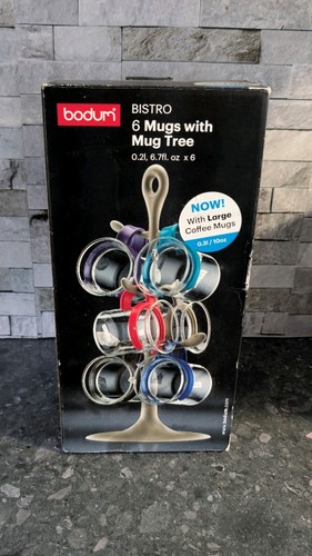 Bodum bistro mug tree set - bistro,