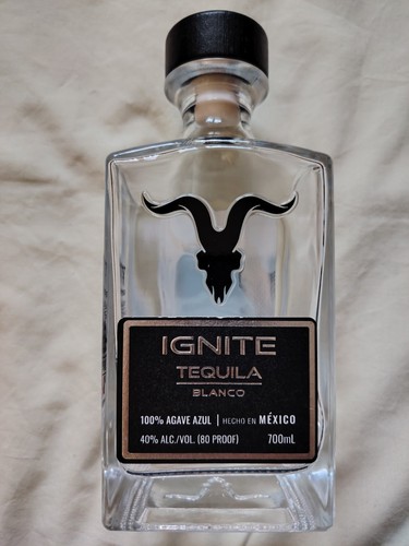 Ignite tequila empty bottle - tequila,