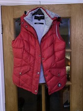 Rare Barbour Foreland Gilet Red Size 12/14