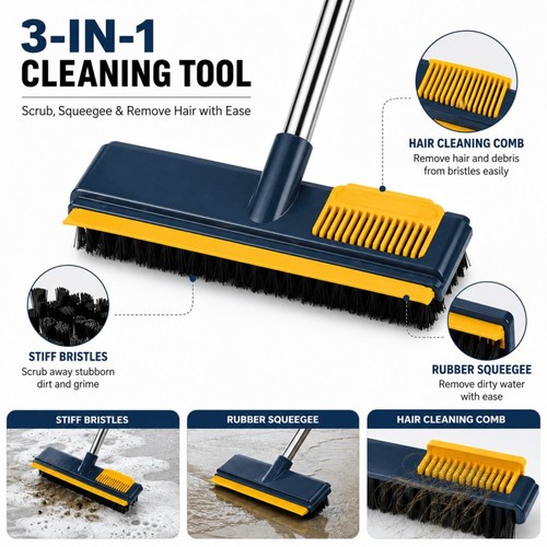 Long handle floor scrub - handle,