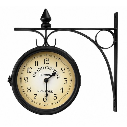 Double sided garden clock - garden, –